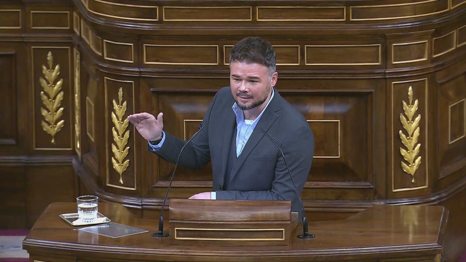 Gabriel Rufián, portavoz de ERC en el Congreso
