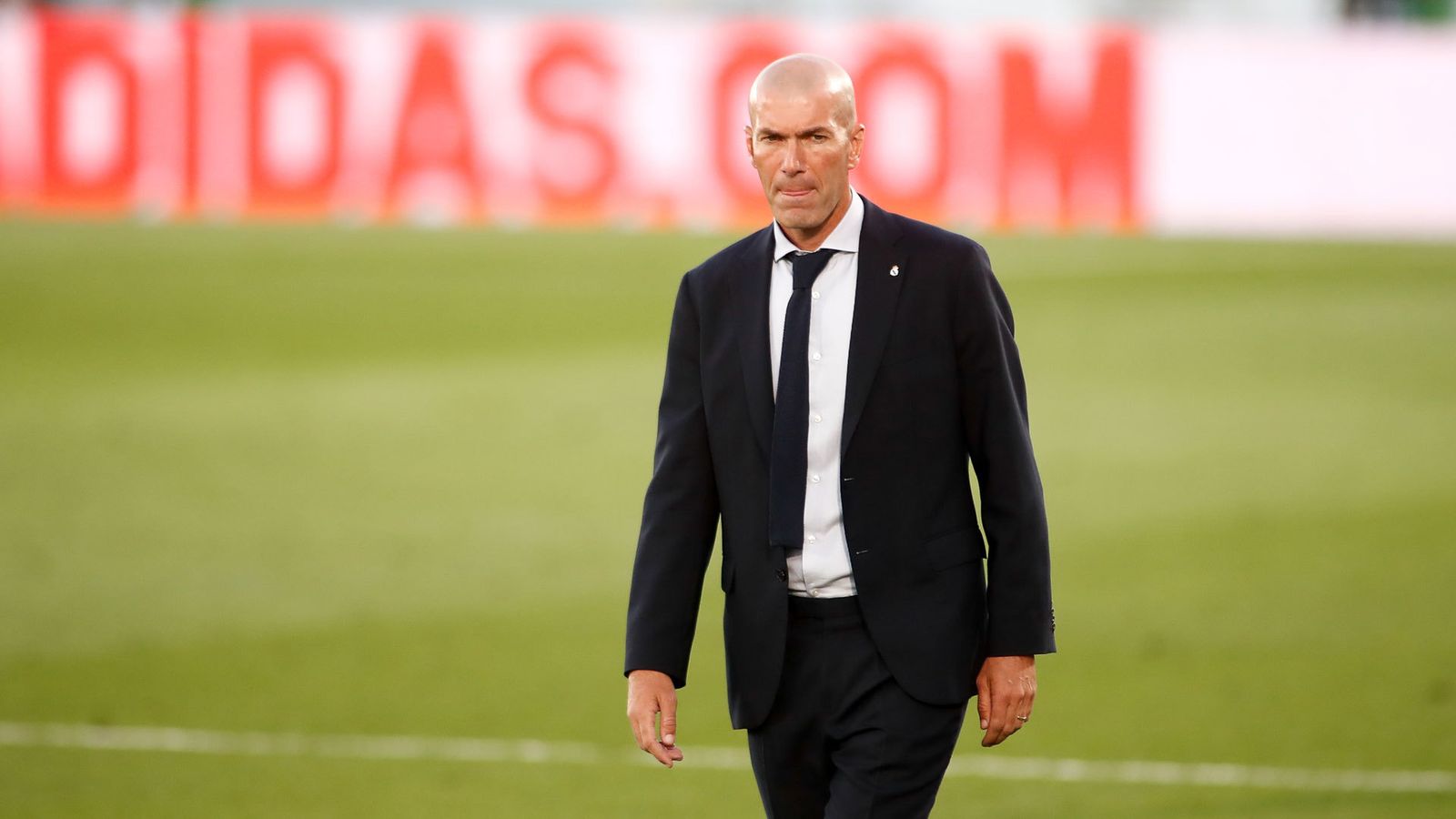 El entrenador del Real Madrid, Zinedine Zidane