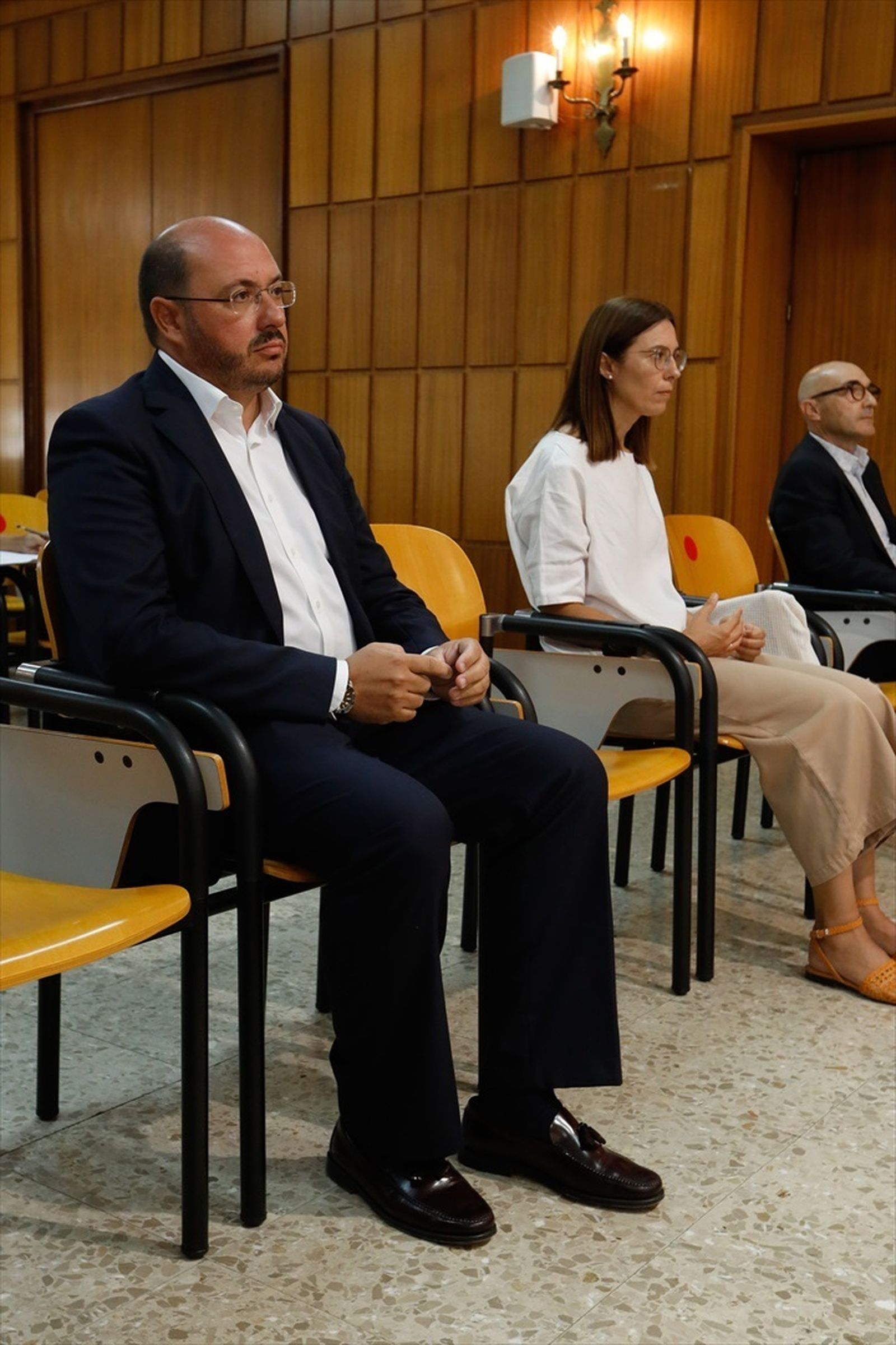 El ex presidente murciano Pedro Antonio Sánchez y otros dos procesados por el caso Auditorio