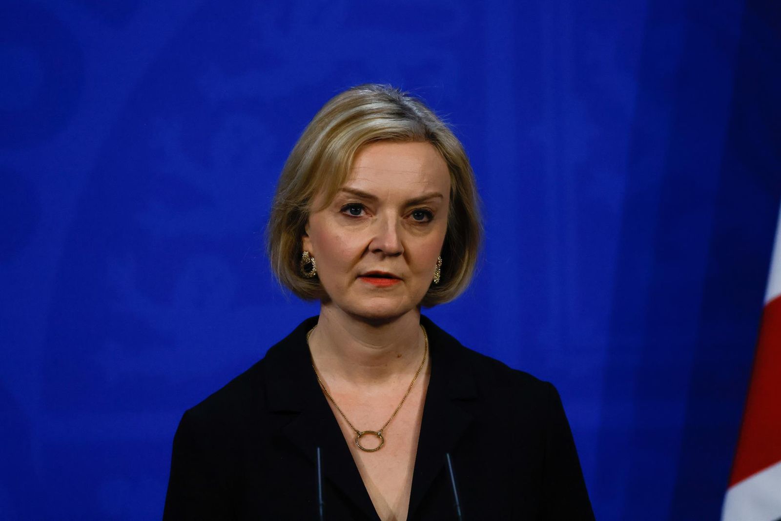 La primera ministra de Reino Unido, Liz Truss