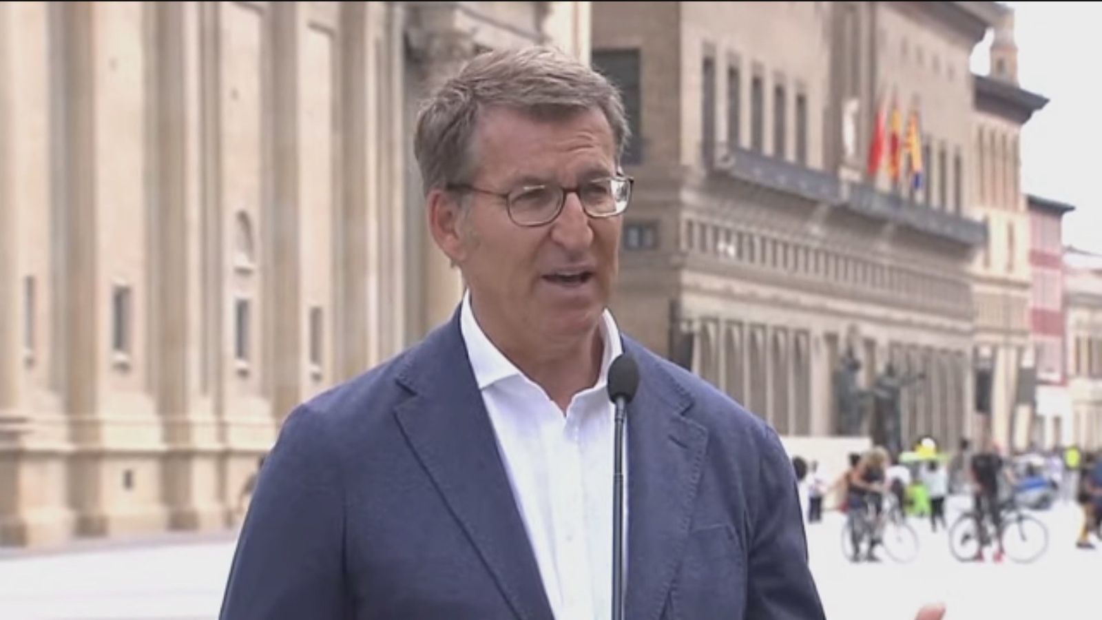 Alberto Núñez Feijóo en Zaragoza
