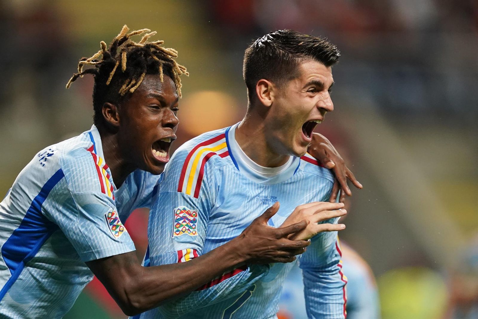 Nico Williams y Morata