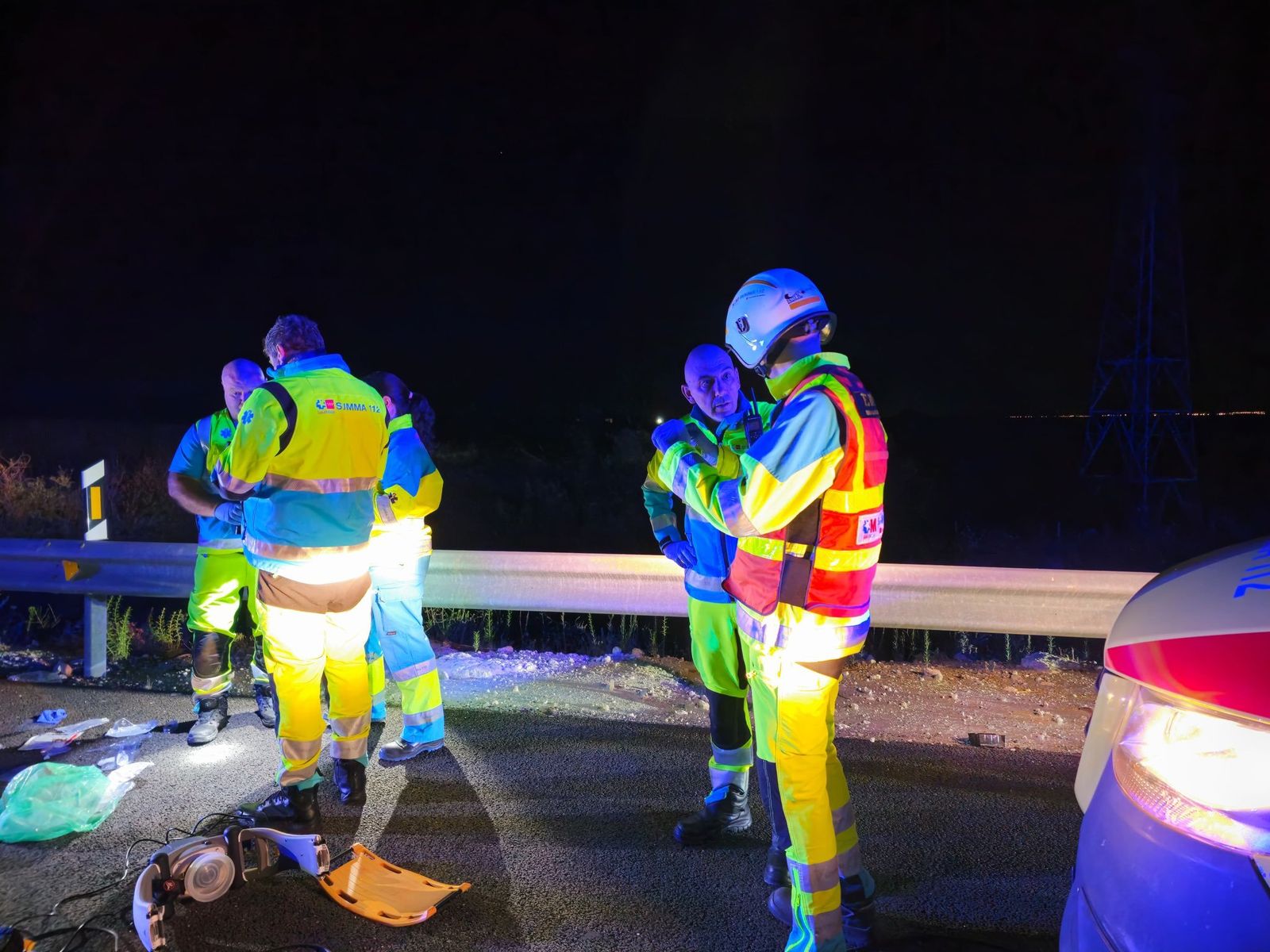 El SUMMA atiende un accidente en la R4