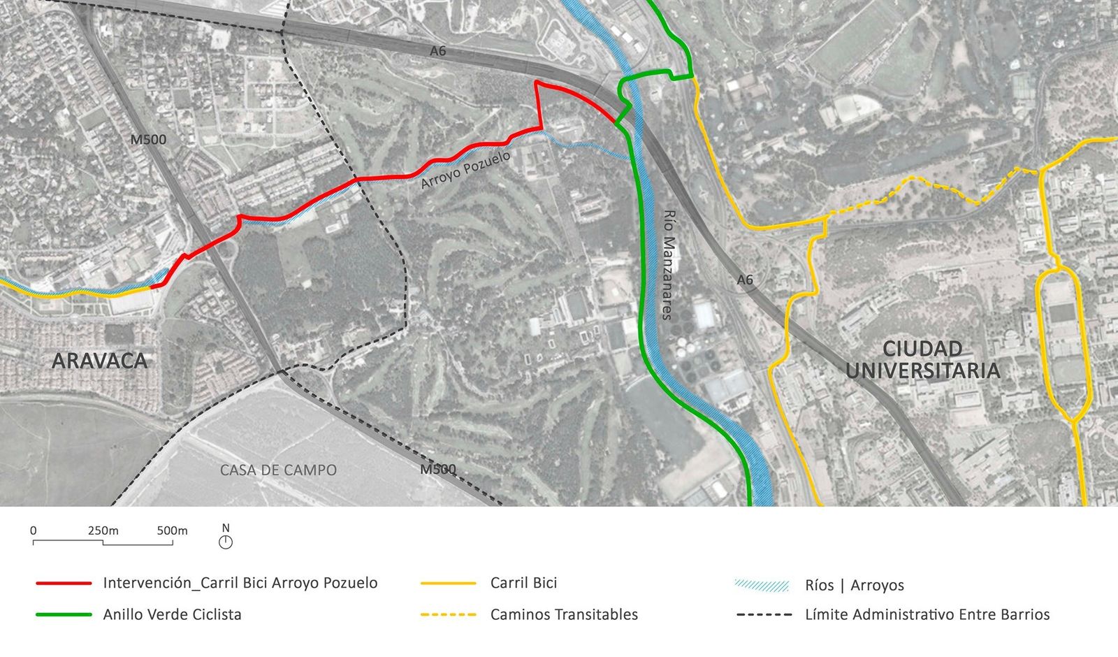 Proyecto de carril bici planteado por los vecinos