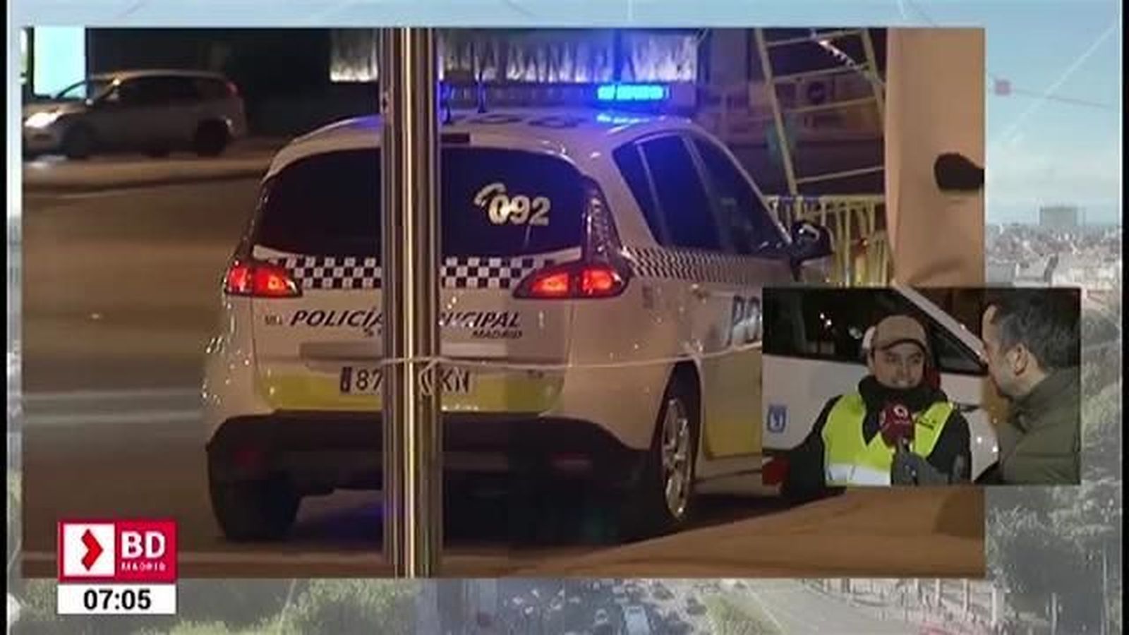 Así han pasado la noche al raso los taxistas