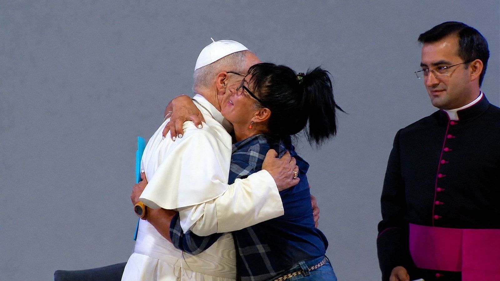"Intenté creer en Dios pero la vida no me lo permitió", el duro testimonio de una reclusa de Brians que ha emocionado al Papa
