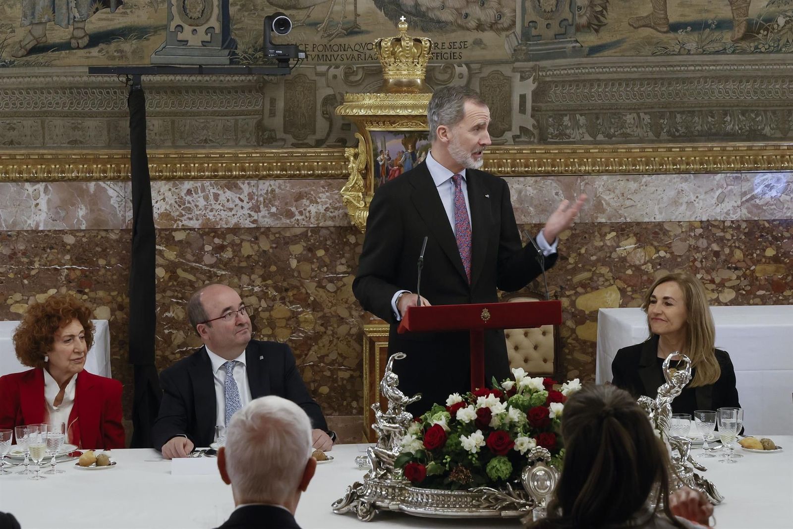 Vuelve el tradicional almuerzo en el Palacio Real en honor al Premio Cervantes