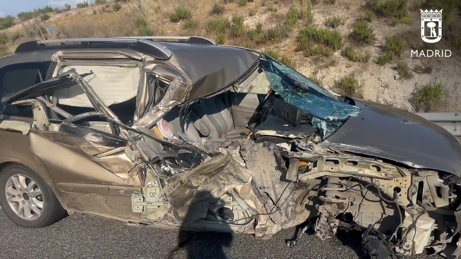 Accidente M-50 Vicálvaro