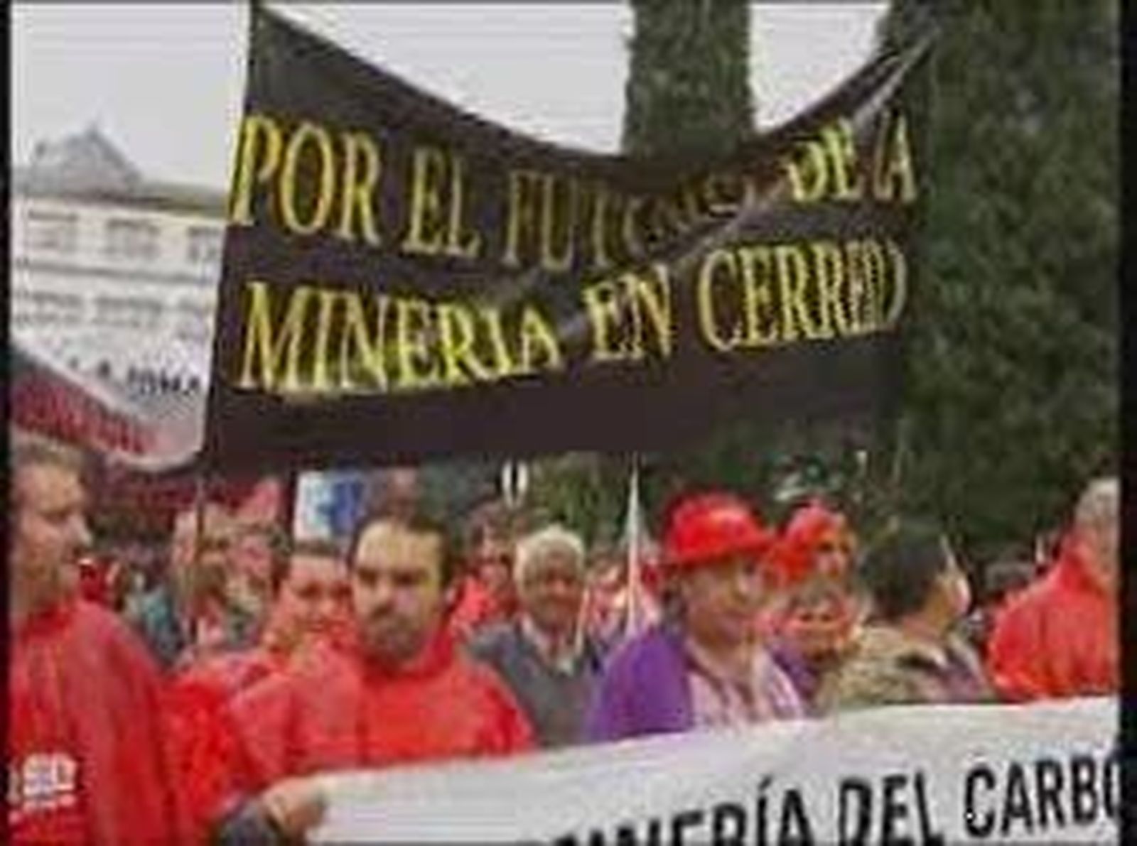 Protesta de mineros