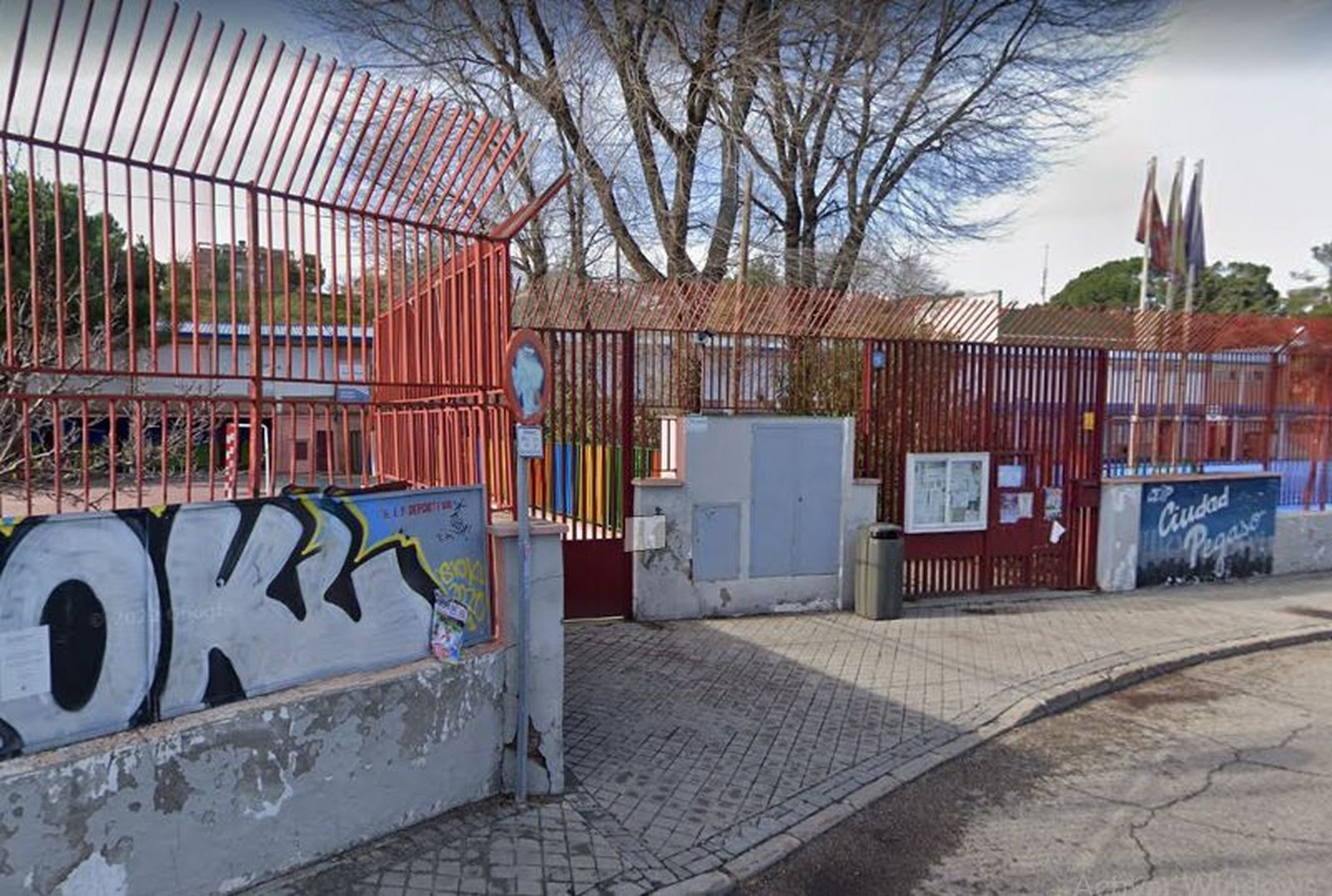 Colegio Público 'Ciudad Pegaso', en el barrio de Rejas, san Blas-Canillejas