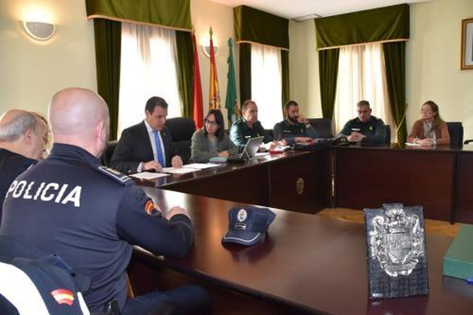 Reunión de la junta local de seguridad en Valdilecha, este martes