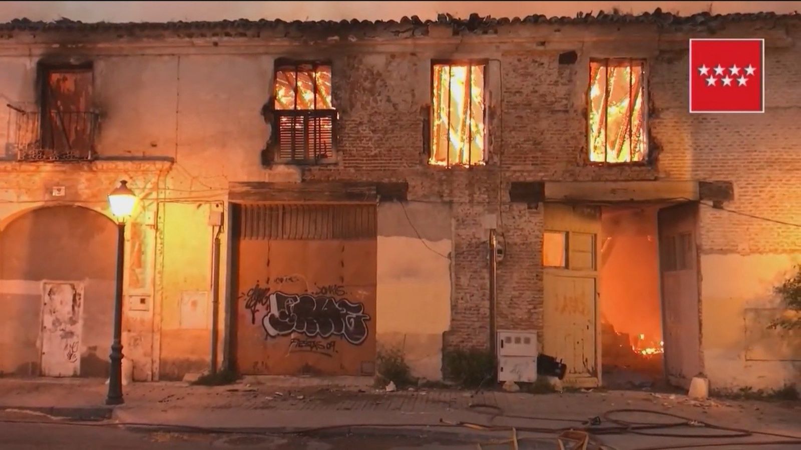La desesperación de Eduardo, arruinado tras arder su restaurante en Aranjuez