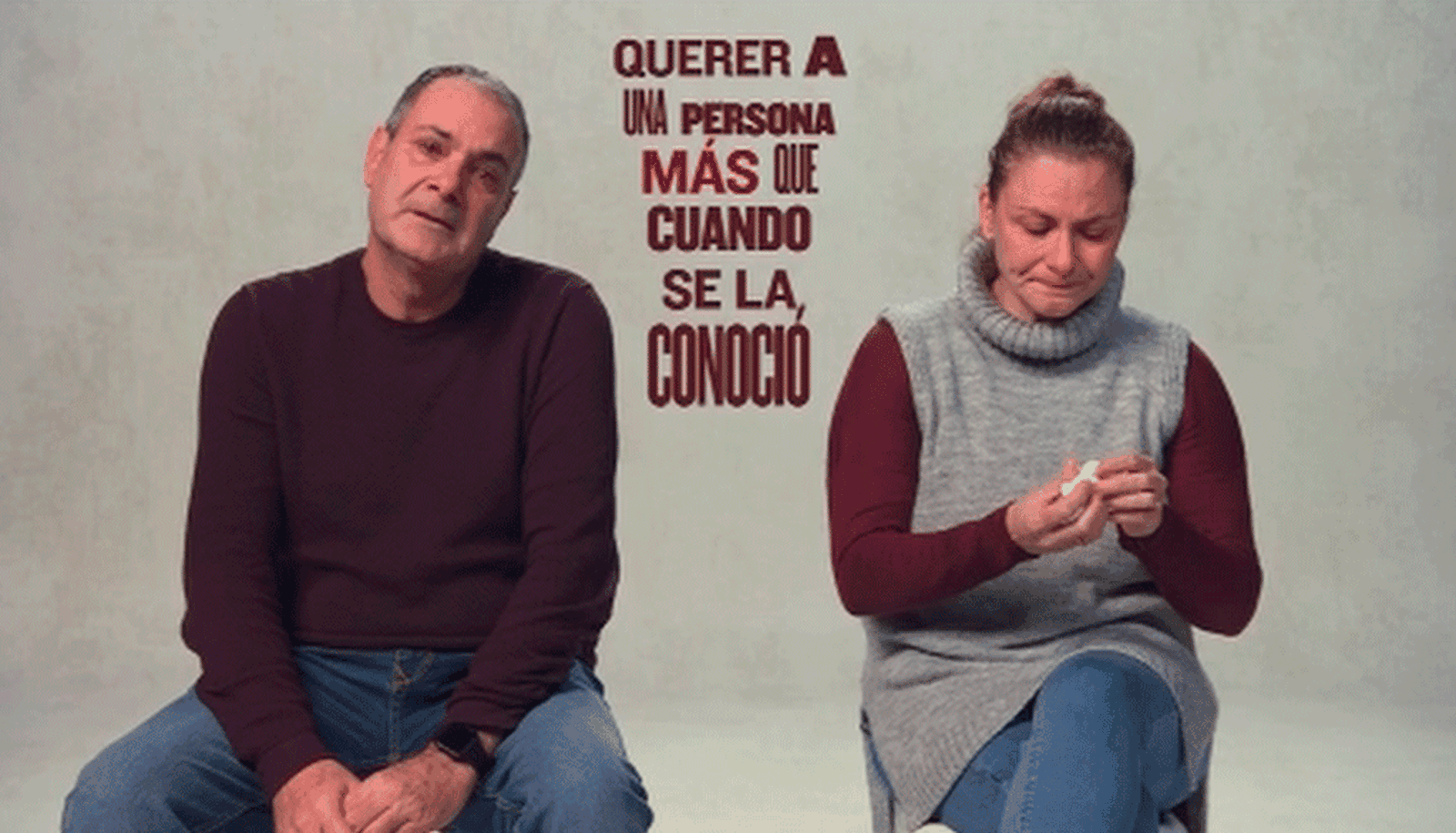 La parte positiva del Alzheimer es: "querer a una persona más que cuando se la conoció"