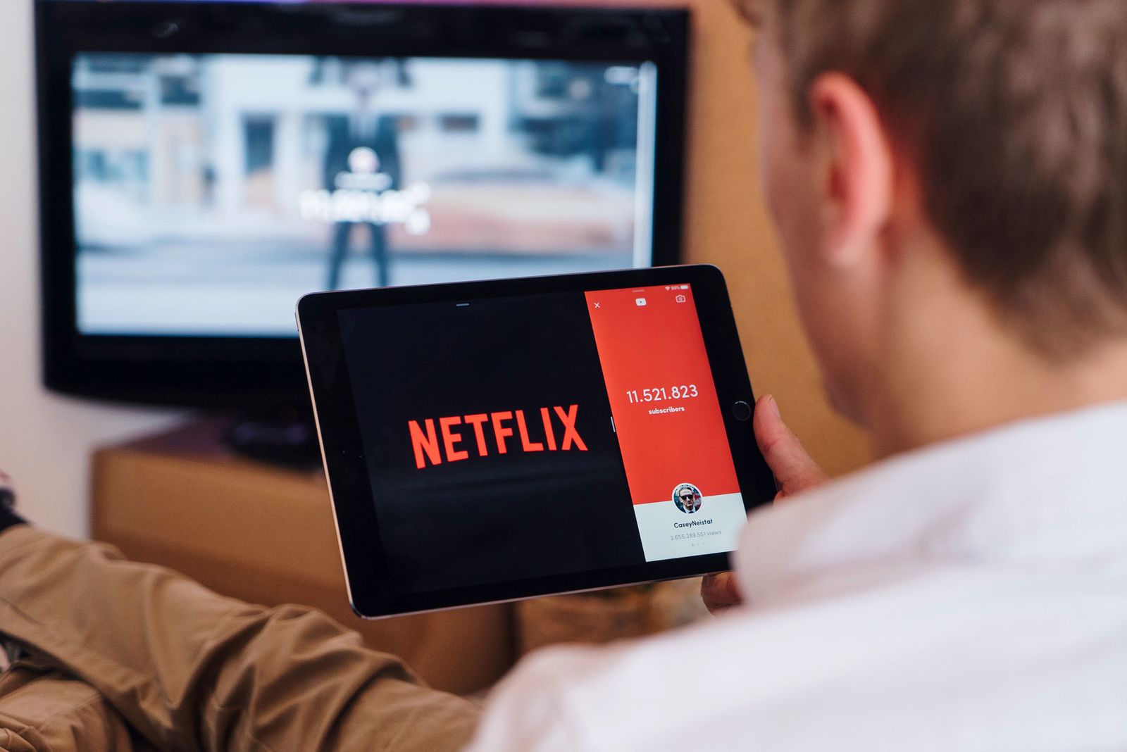 Un usuario de Netflix