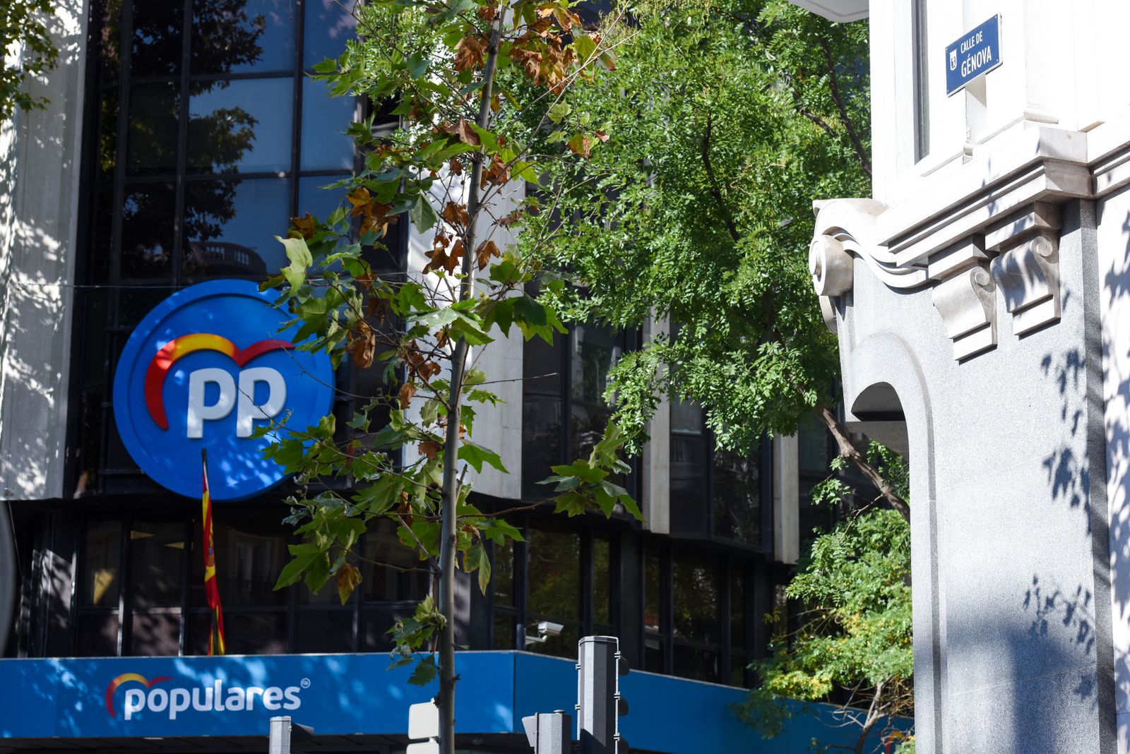 Sede del PP en la calle Génova