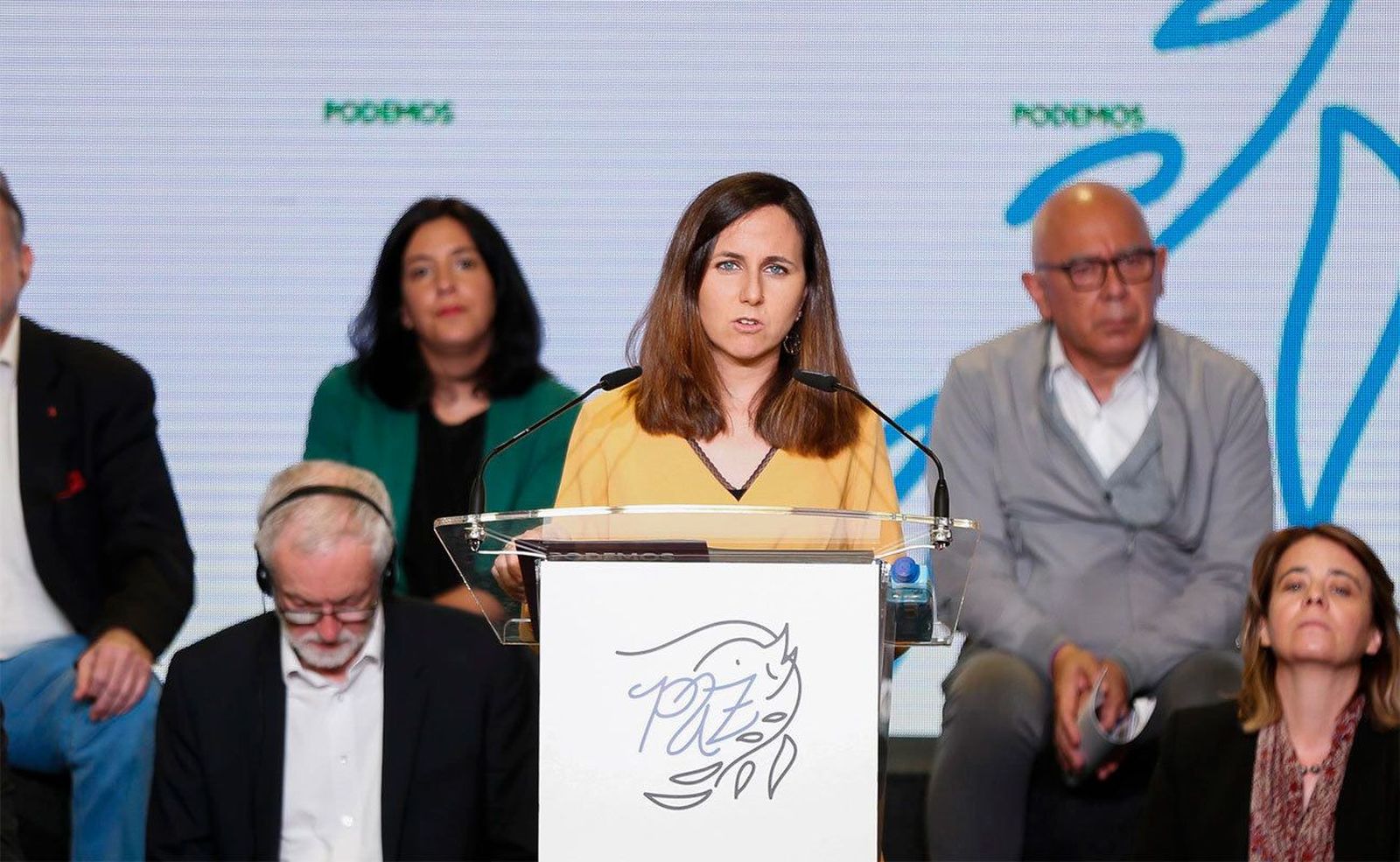 Belarra sostiene que el apoyo a Ucrania esconde una defensa del interés de la industria armamentística