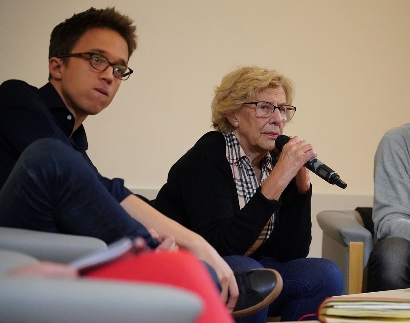 Iñigo Errejón y Manuela Carmena