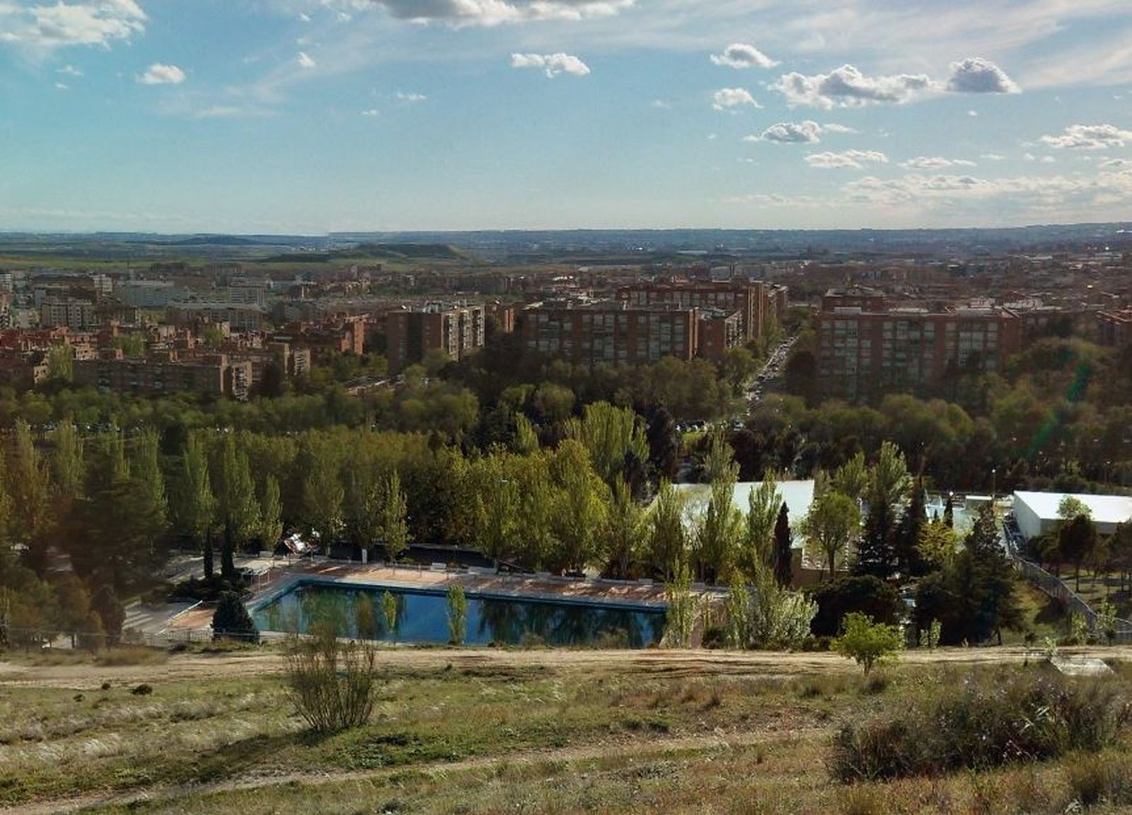 Vista de la Villa de Vallecas desde el Cerro Almodóvar