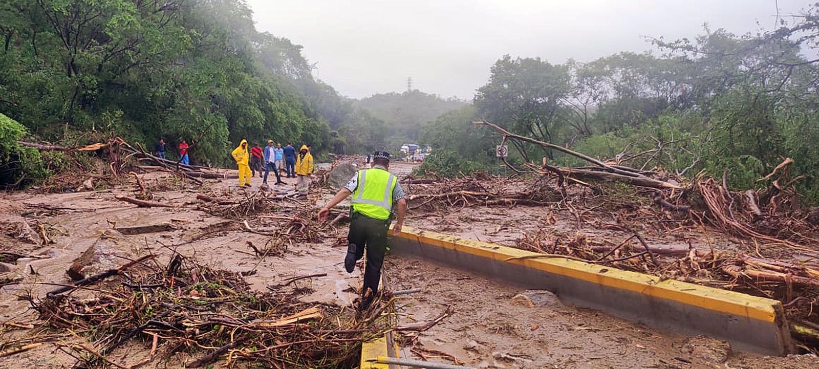 El huracán Otis en Acapulco