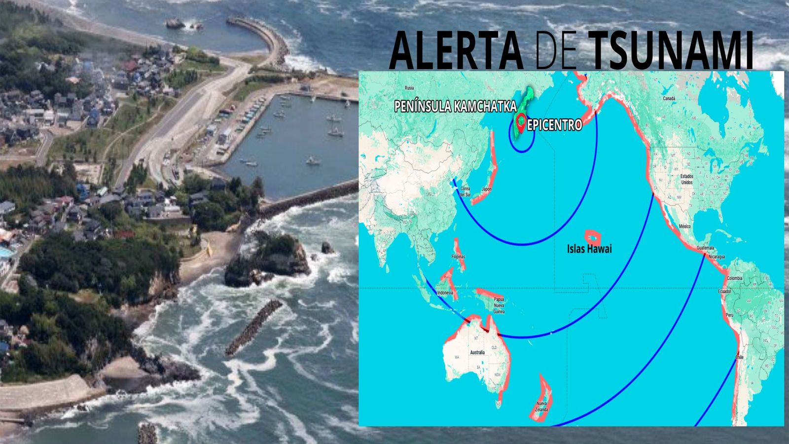 Alerta por tsunami en el Pacífico
