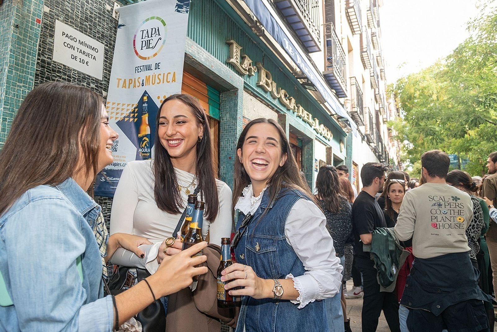 Celebración de una edición de Tapapiés