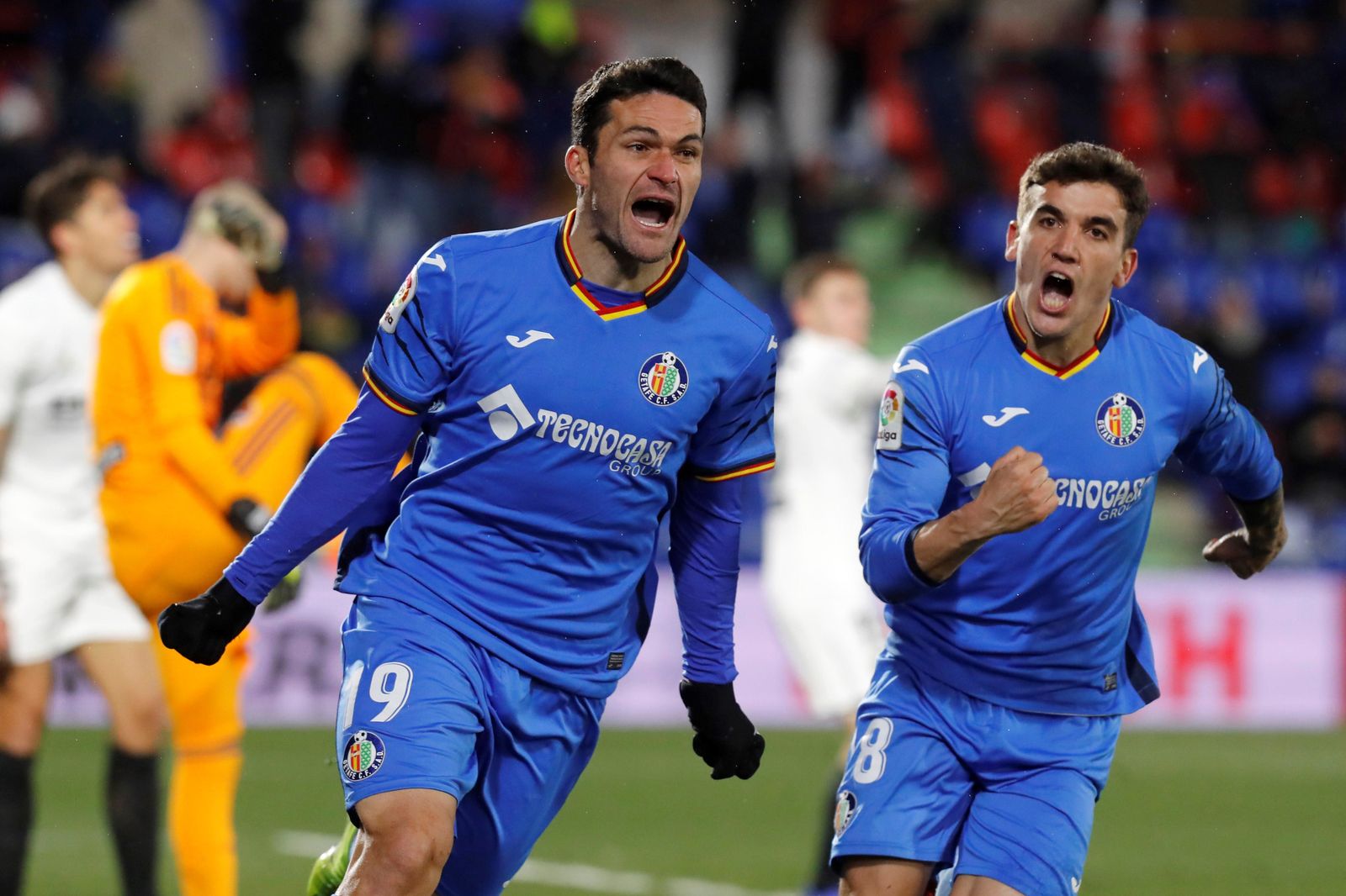 Molina ante el Valencia
