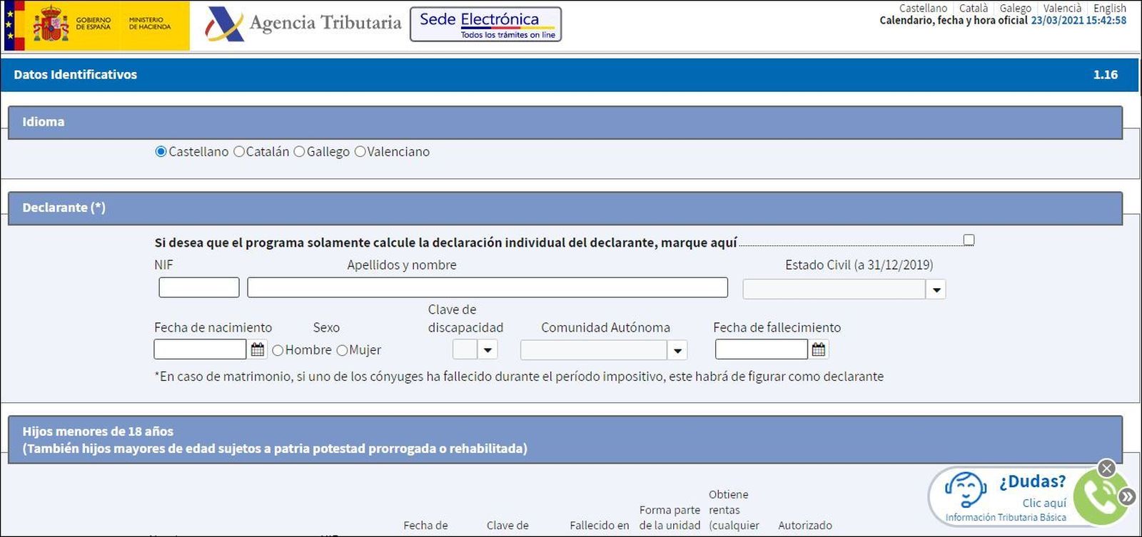 Simulador Renta Web Open