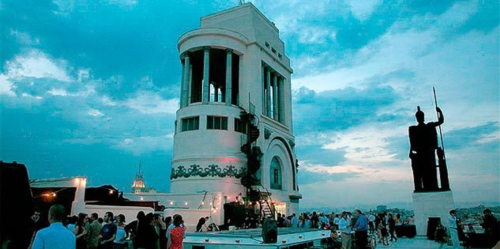 Azotea del Círculo de Bellas Artes, futuro emplazamiento del restaurante "estacional" Tartan