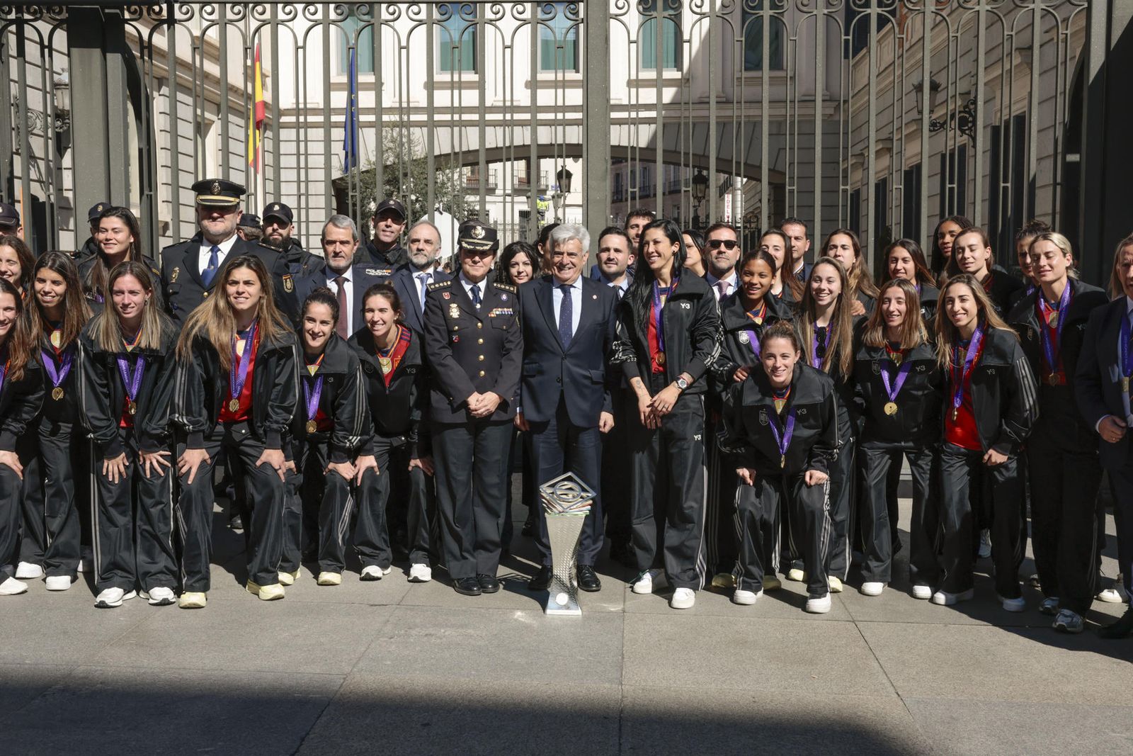 La Selección española femenina, en el Congreso