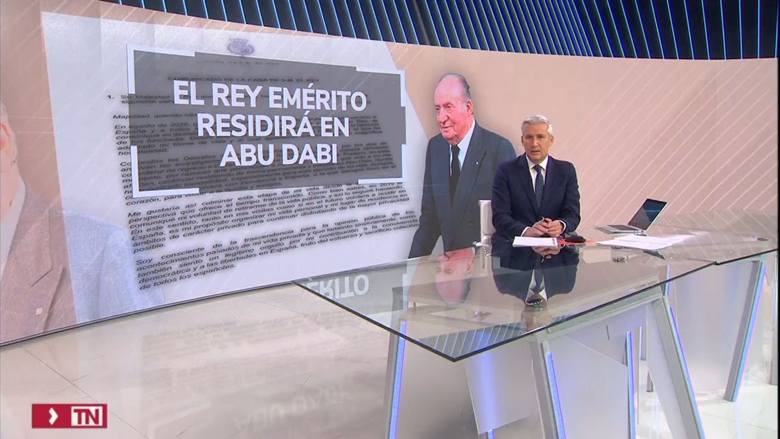 Reacciones a la carta de Juan Carlos I