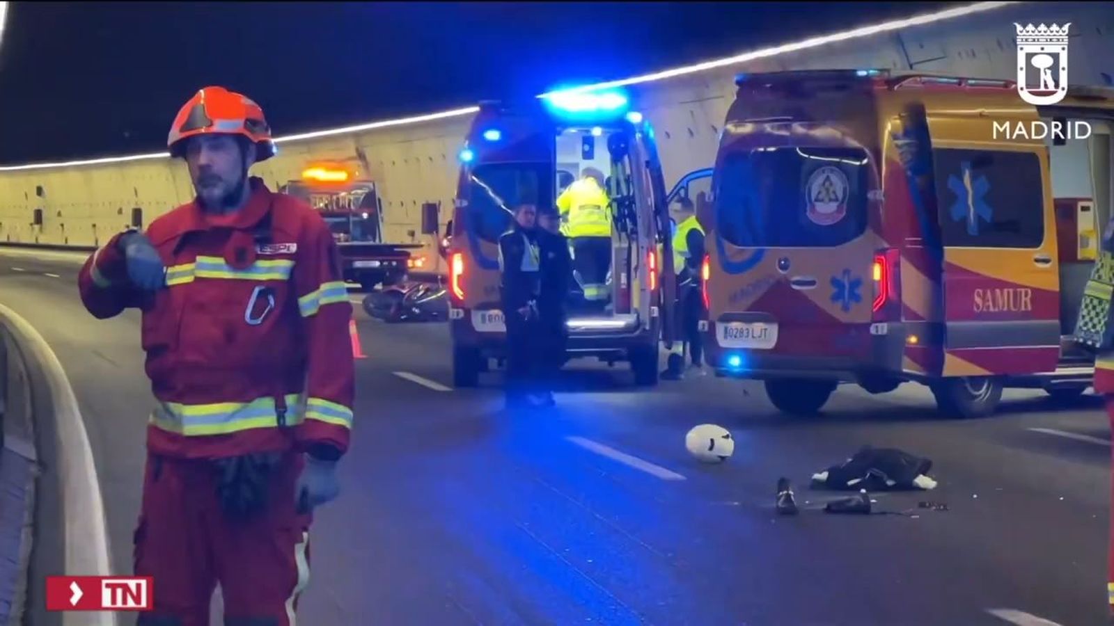 Muere un motorista de 28 años en la M-30