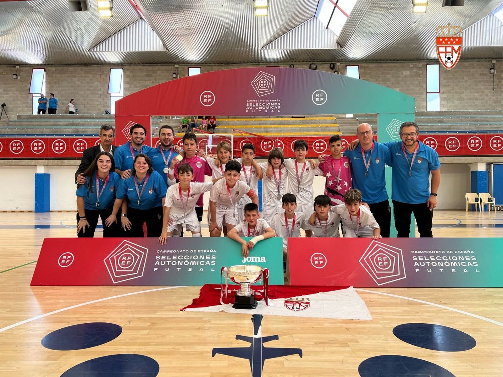 Madrid, subcampeón de España alevín de fútbol sala