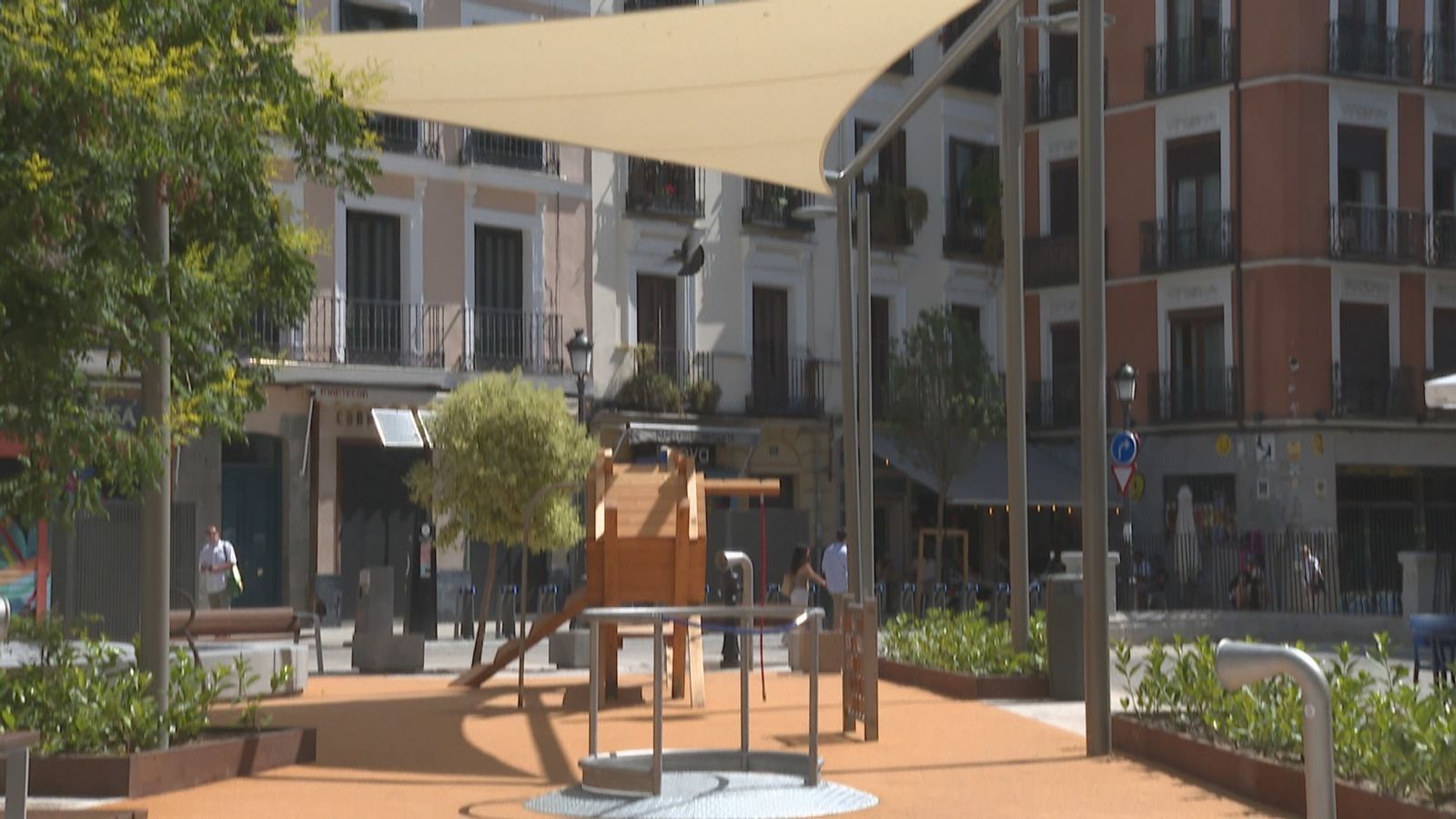 Remodelación en la plaza del Rastrillo, en Malasaña