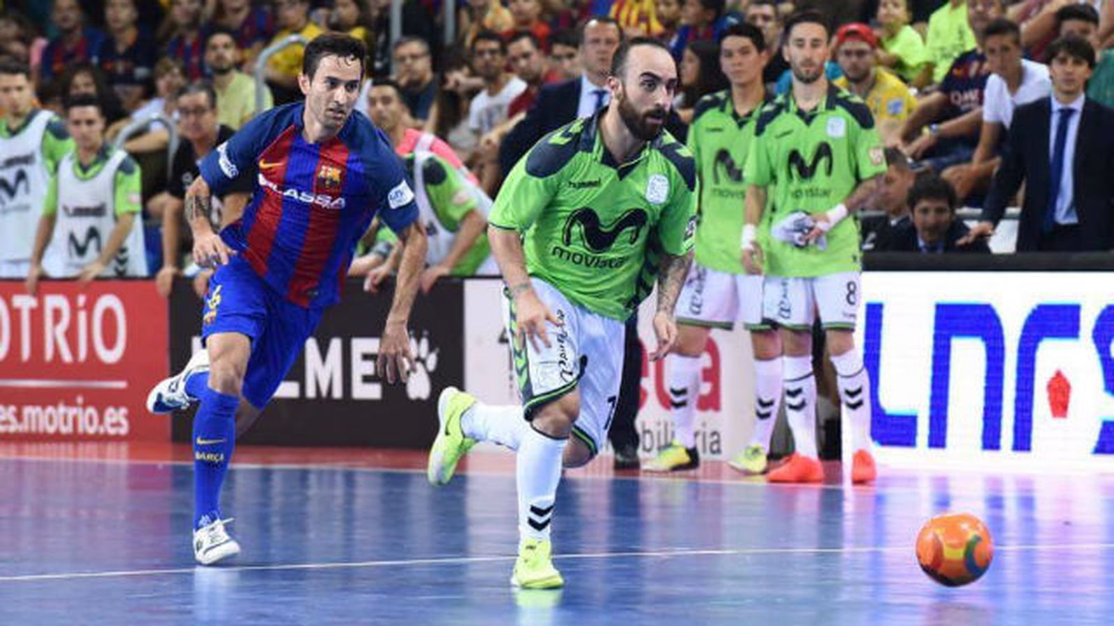 Ricardinho ante el Barcelona