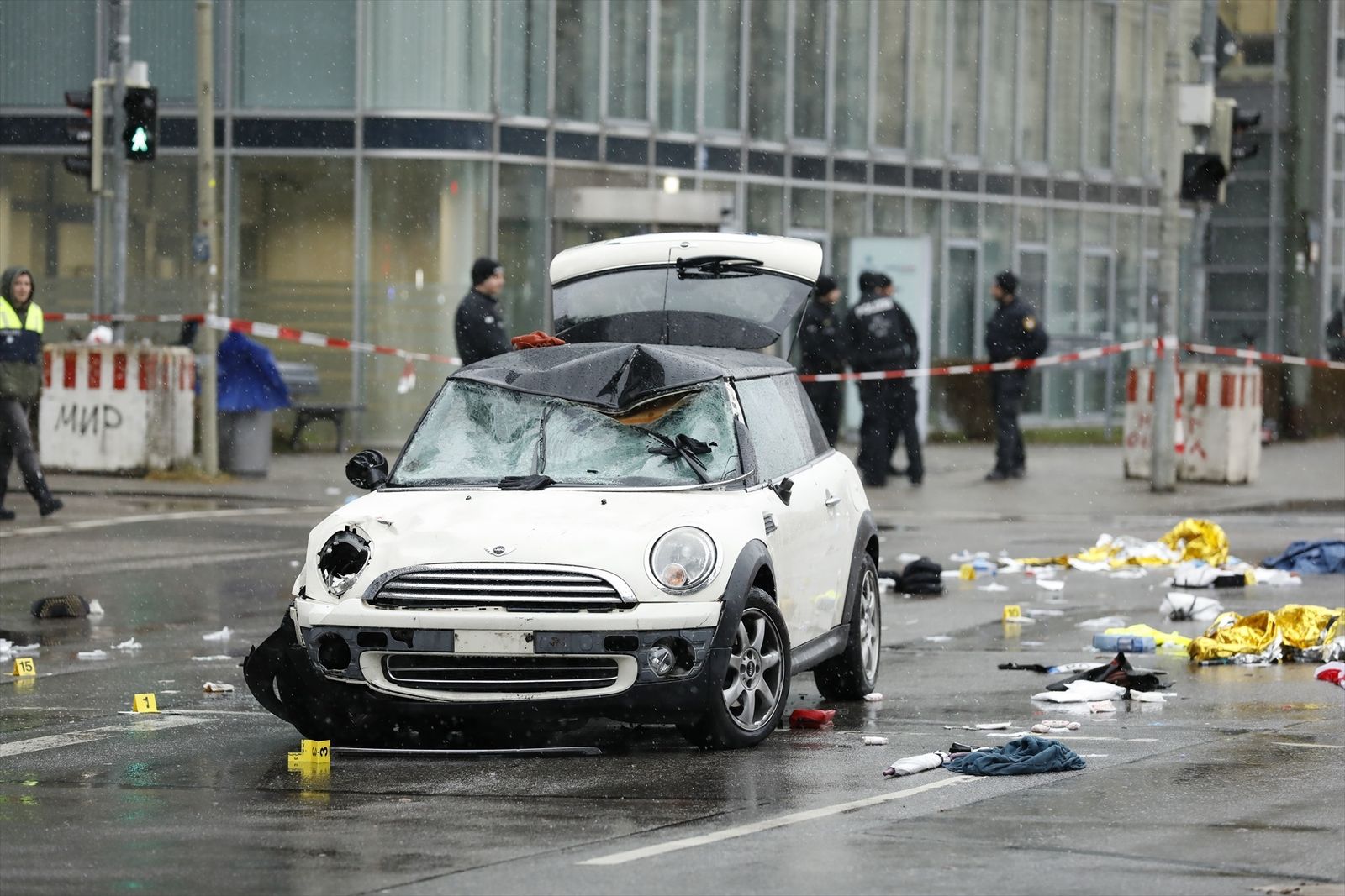 El coche causante del atropello masivo en Múnich