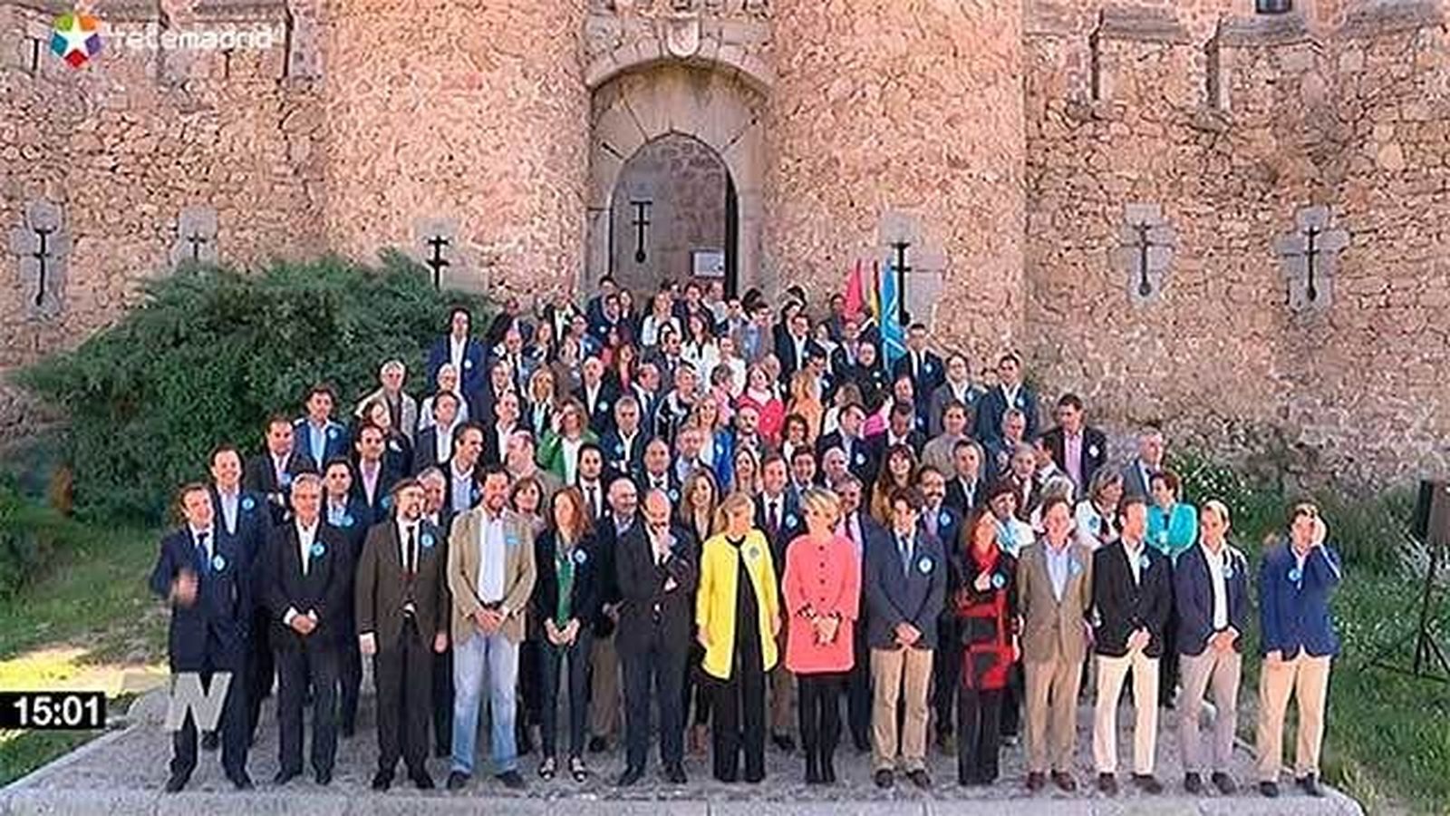 Aguirre y Cifuentes en Manzanares El Real con los 179 alcaldables de la región