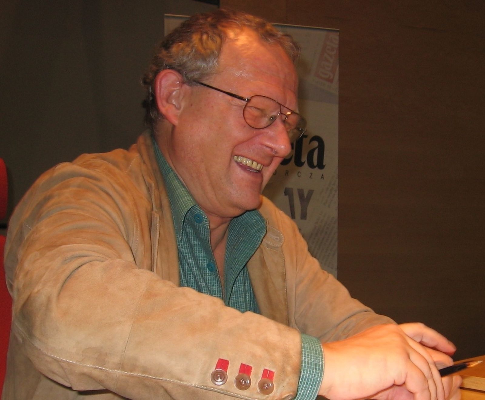 El periodista polaco Adam Michnik