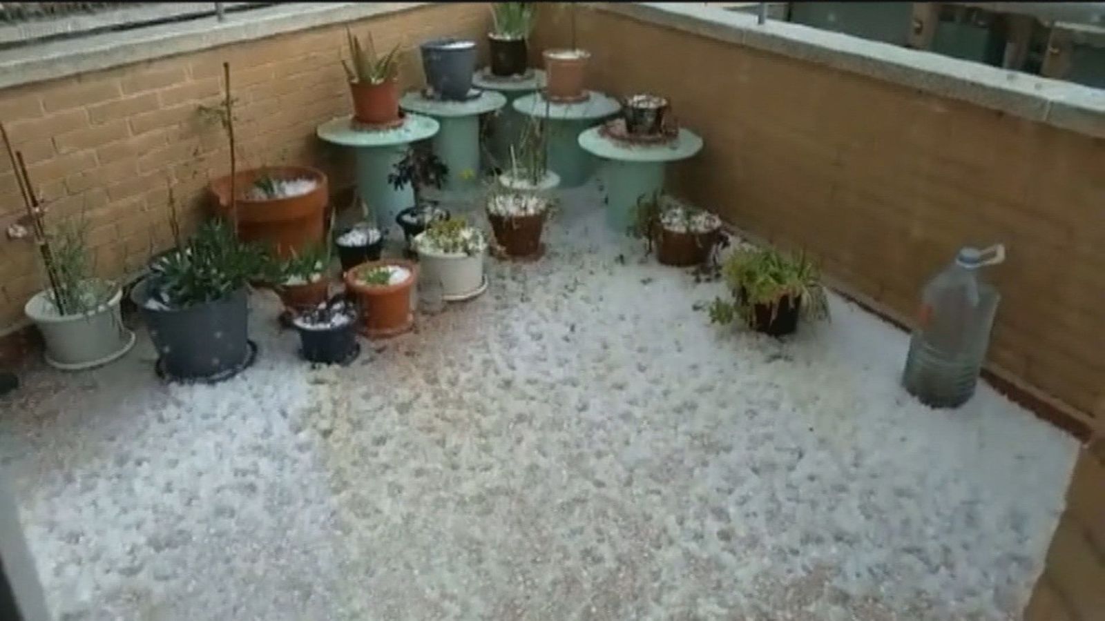 El 2 de mayo en el que el granizo vistió de blanco casi todo Madrid