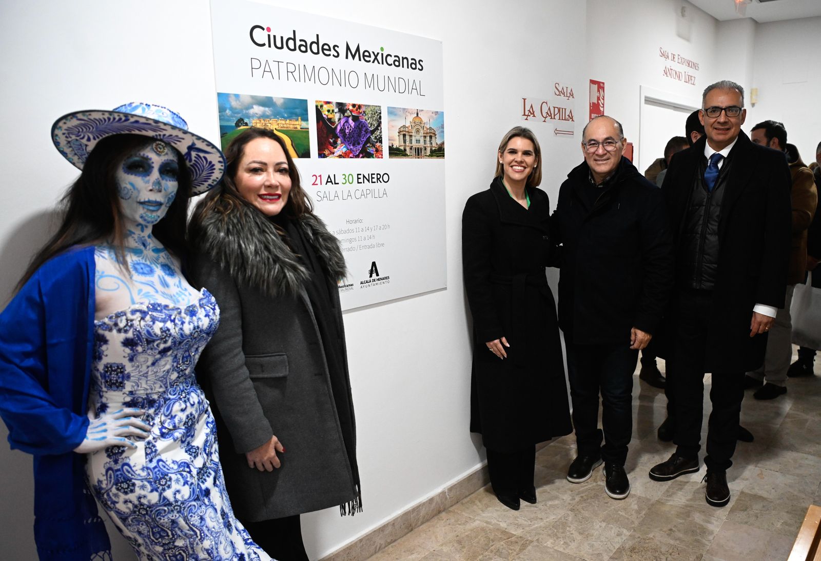 Inauguración de la muestra de ciudades mexicanas patrimonio mundial en Alcalá de Henares