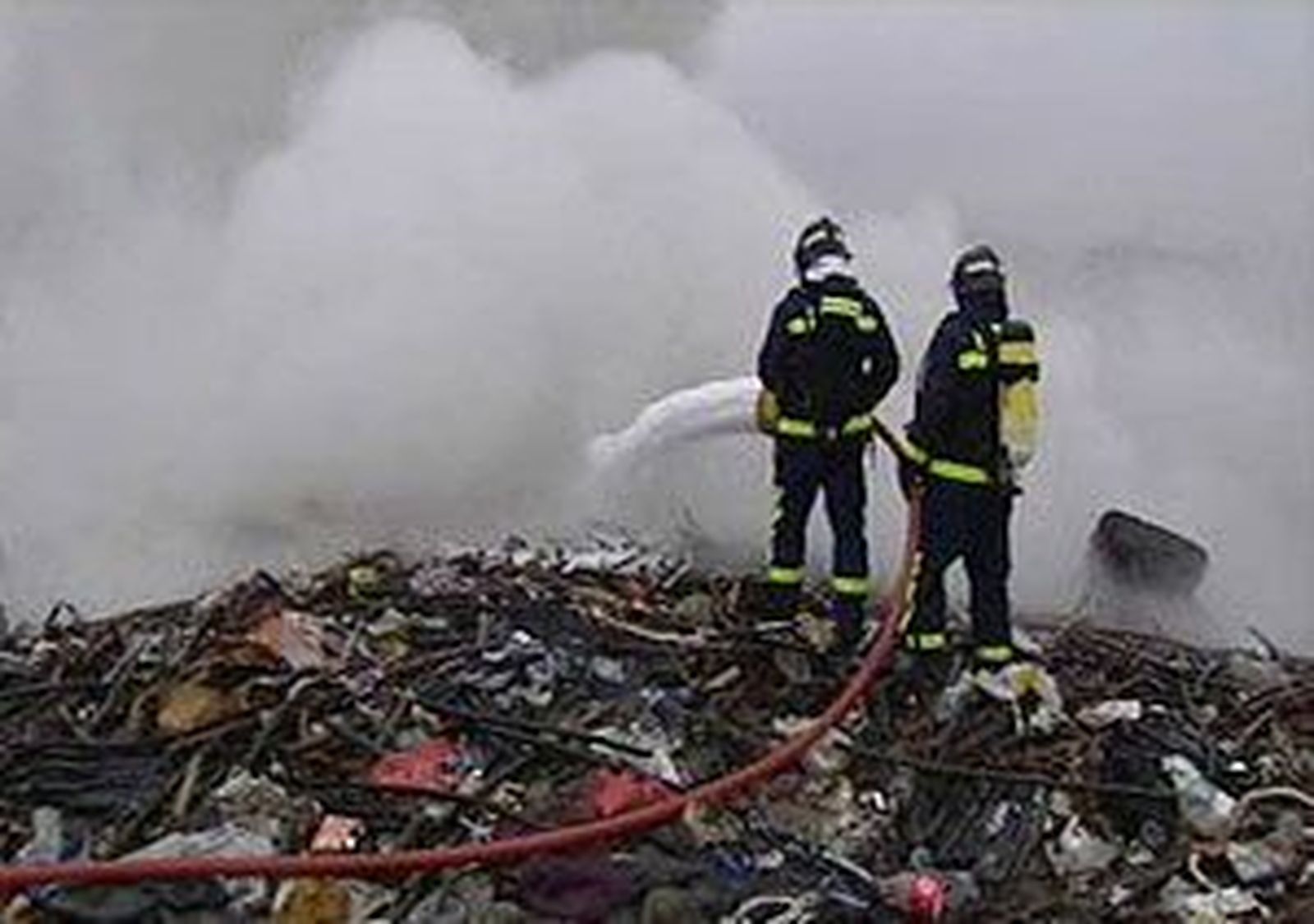 Incendio en el poblado de El Gallinero