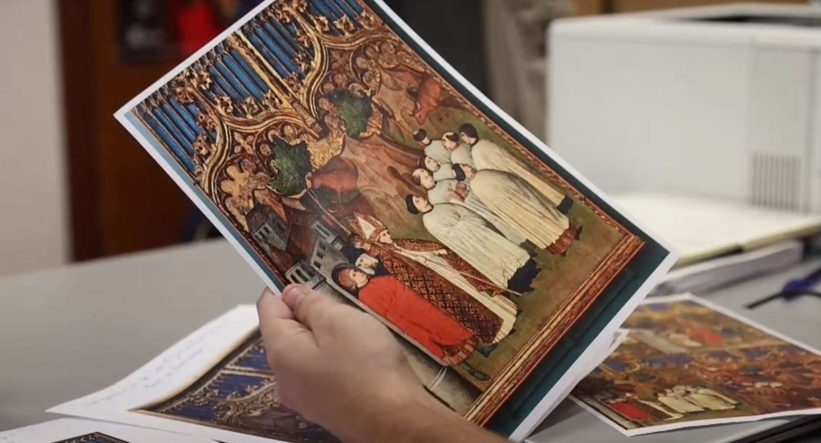 Imagen de la tabla gótica localizada en EEUU por la Fundación ZamorArte