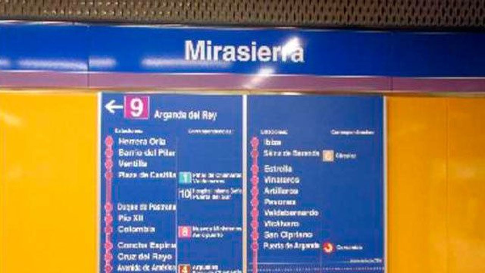 Detenido un hombre por presuntos  abusos a mujeres en el Metro de Mirasierra