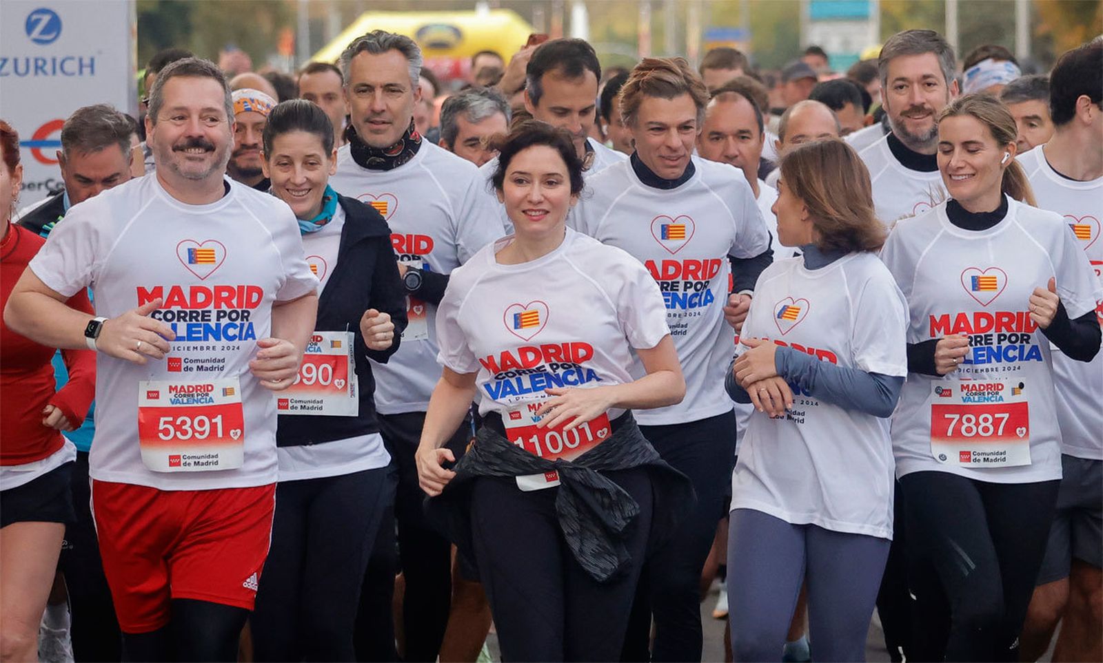 Carrera solidaria con las víctimas de la Dana en Valencia