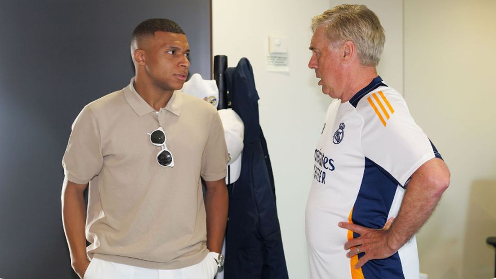 Mbappé y Ancelotti