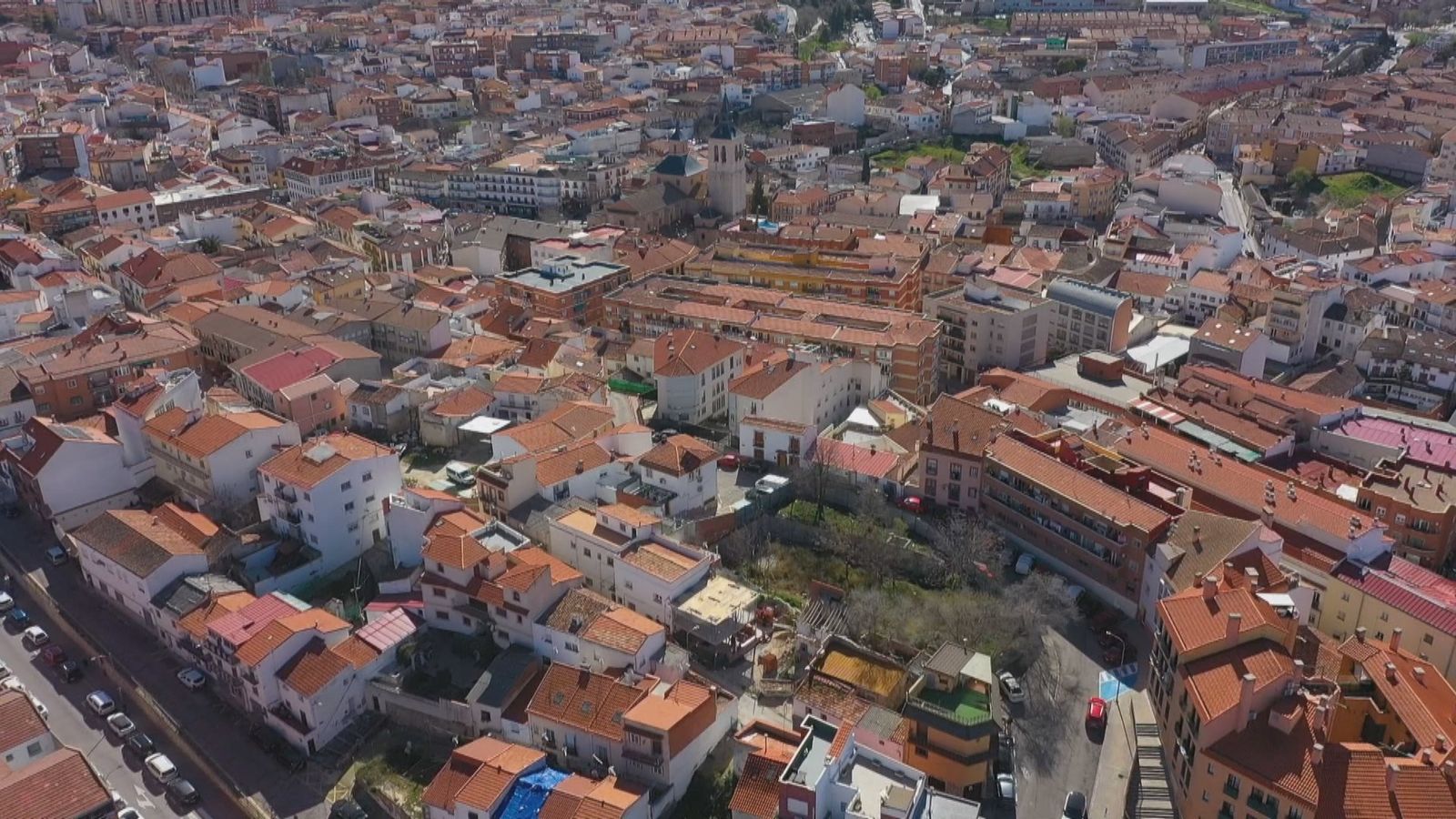 Imagen aérea de Arganda del Rey