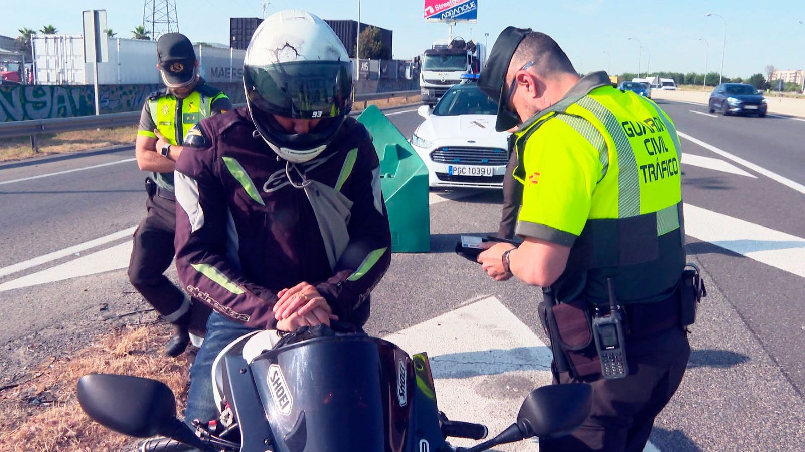 La DGT intensifica la vigilancia a motoristas durante el fin de semana
