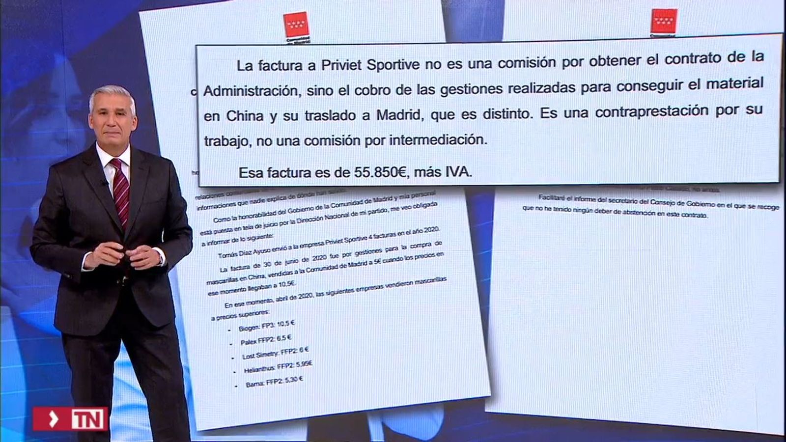 El comunicado de Ayuso sobre el contrato de su hermano