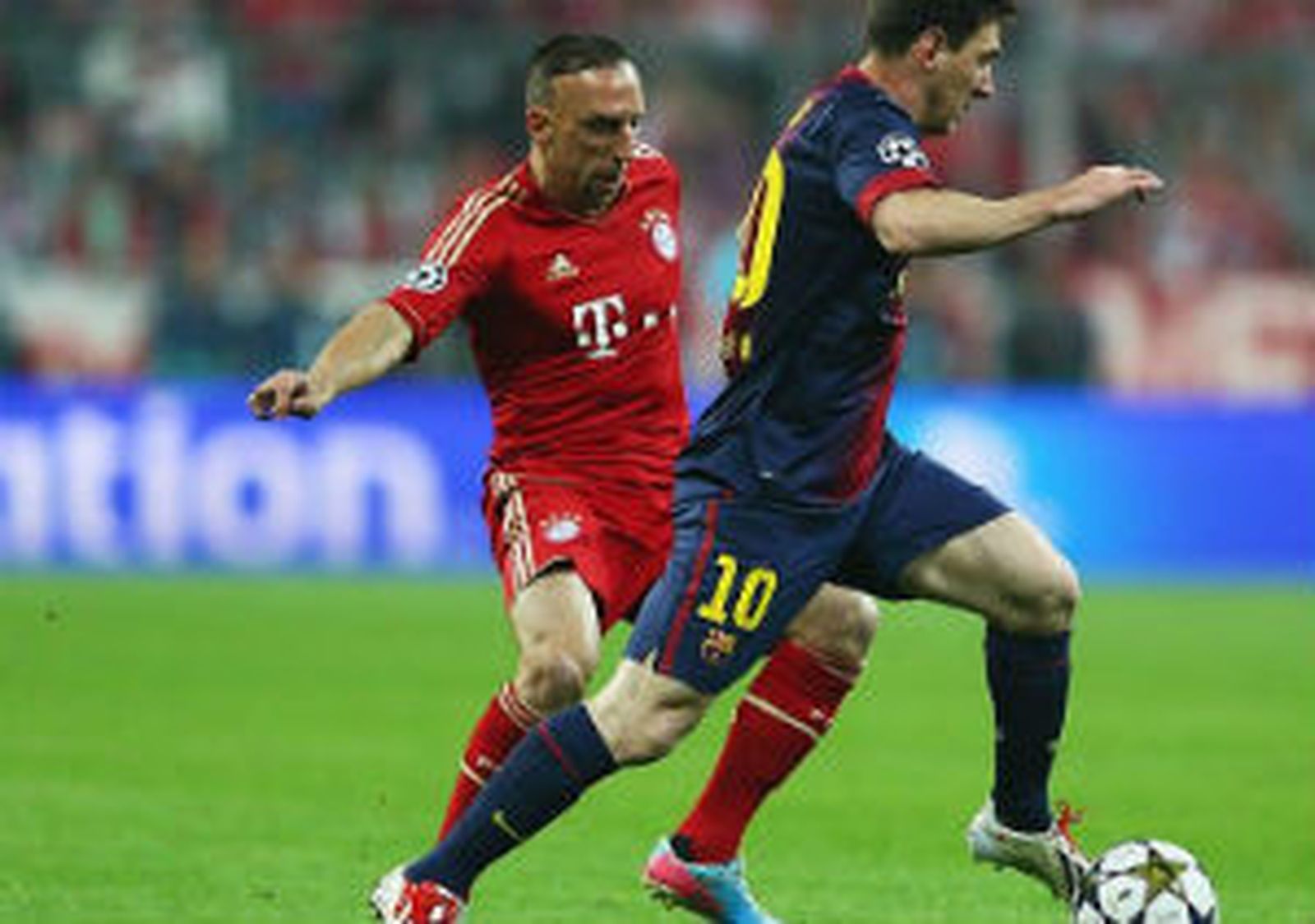 Messi ante el Bayern