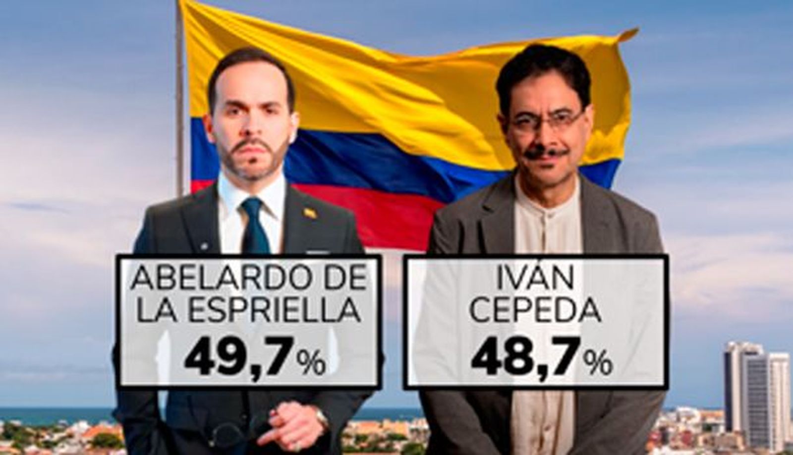 De la Espriella se proclama vencedor en Colombia por menos de un punto de diferencia