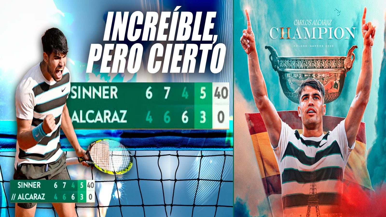 Carlos Alcaraz conquista su segundo Roland Garros
